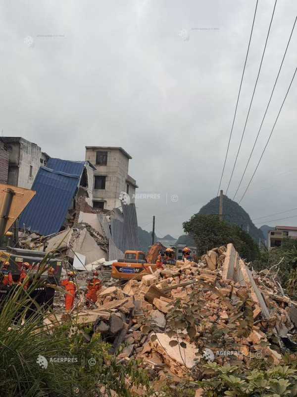 Doi morți în urma unui cutremur cu magnitudinea 5,2 produs în regiunea Guangxi