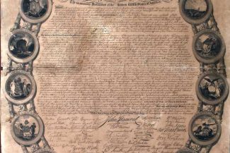 Noaptea Muzeelor/Mureș: Copia gravată a Declarației de Independență a SUA, document unic în România, expusă la Biblioteca Teleki-Bolyai