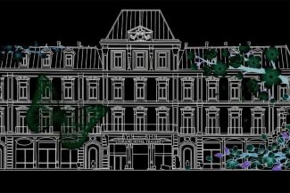 Show de video mapping realizat de peste 50 de elevi din Iaşi şi Botoşani, la Romanian Creative Week
