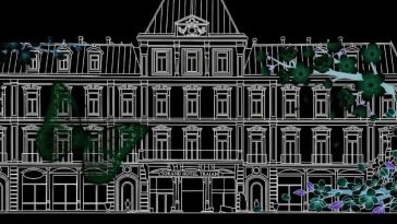 Show de video mapping realizat de peste 50 de elevi din Iaşi şi Botoşani, la Romanian Creative Week