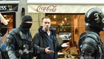 Conflict în Centrul Vechi între mai mulți români și ucraineni, veniți la concertul lui Max Korzh