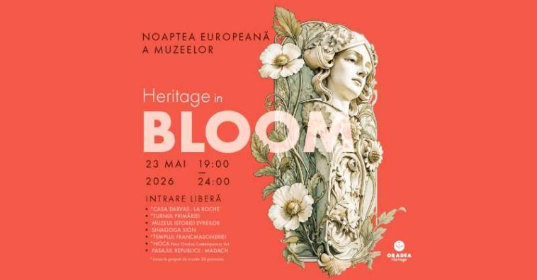 Bihor: Obiectivele turistice din Oradea vor putea fi vizitate gratuit sâmbătă seara, de Noaptea Muzeelor