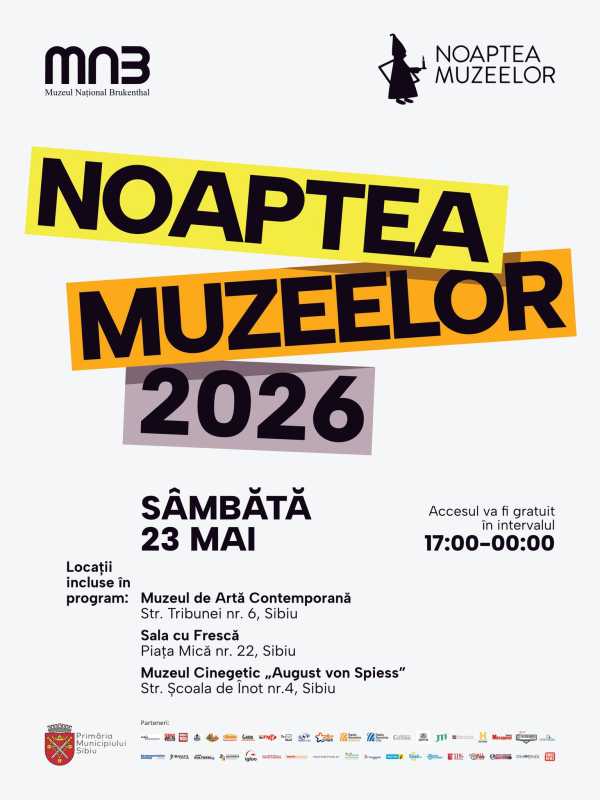 Noaptea Muzeelor/ Sibiu: Palatul Brukenthal nu va fi deschis gratuit din cauza riscurilor pentru patrimoniu