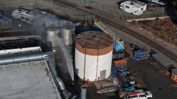 Scurgere chimică în California, aproximativ 40.000 de persoane evacuate de teama unei explozii (GALERIE FOTO)