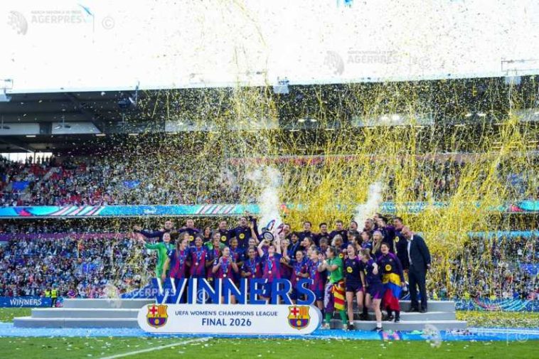 Fotbal ferminin: FC Barcelona a triumfat pentru a patra oară în Liga Campionilor