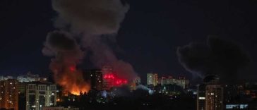 Bombardamente rusești în Ucraina: Studioul postului de televiziune german ARD din centrul Kievului a fost parțial distrus