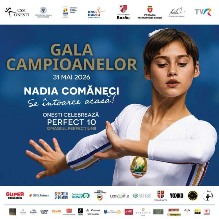 #AnulNadia Glorii ale sportului românesc, alături de Nadia Comăneci la Gala Campioanelor de la Onești