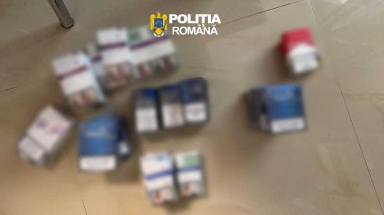 Timiș: Contrabandă cu 260.000 de țigarețe; două persoane au fost reținute