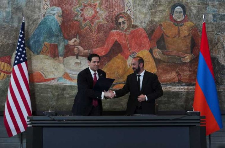SUA și Armenia se angajează să continue proiectul lor de coridor în timpul unei vizite a lui Rubio