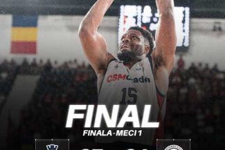 Baschet masculin: CSM CSU Raiffeisen Oradea a câștigat primul meci al finalei Ligii Naționale