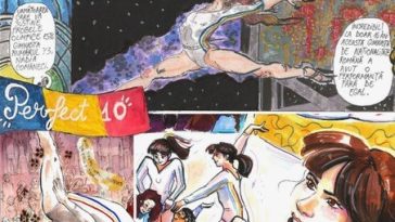 #AnulNadia Expoziție de bandă desenată ‘Nadia Comăneci – o poveste desenată’, la Bruxelles