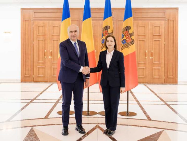 Dronă căzută la Galați/ Maia Sandu, întâlnire cu Bolojan: Mesajul comun e solidaritate cu România și pace în statele noastre