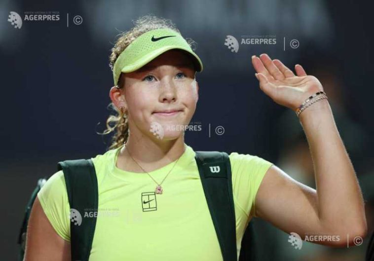 Tenis: Mirra Andreeva s-a calificat în optimile de finală la Roland Garros
