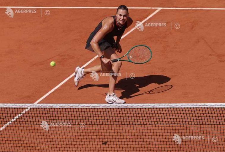 Tenis: Liderul mondial Arina Sabalenka, în optimile de finală la Roland Garros; Gauff și Anisimova eliminate