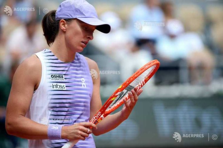 Tenis: Poloneza Iga Swiatek, cvadruplă laureată, eliminată în optimi la Roland Garros