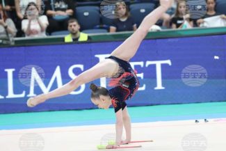 BTA: Stiliana Nikolova a câștigat aurul la măciuci la Campionatele Europene de gimnastică ritmică
