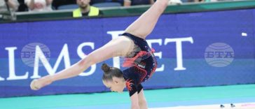 BTA: Stiliana Nikolova a câștigat aurul la măciuci la Campionatele Europene de gimnastică ritmică