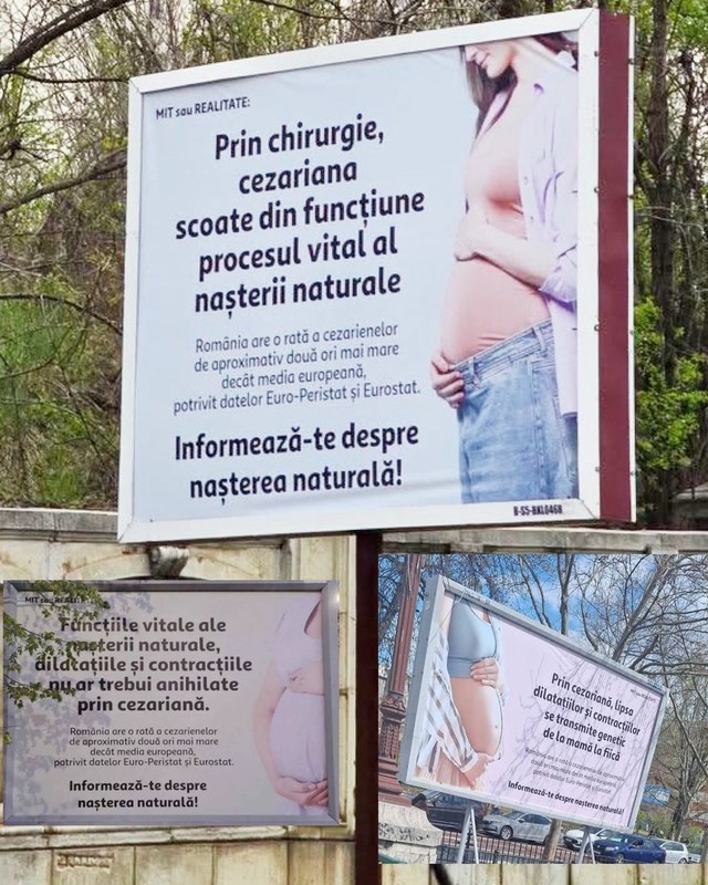 Medicul Monica Cîrstoiu, despre panourile publicitare care descurajau naşterea prin cezariană: Practic, pe nişte panouri publicitare, aduci informaţii greşite complet