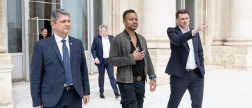 Actorul Cuba Gooding Jr, premiat cu Oscar, a vizitat Senatul României – FOTO