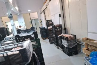 Nereguli grave descoperite de Garda de Mediu la o firmă de procesare a cărnii de pasăre din Galaţi / A fost dispusă oprirea activităţii – FOTO