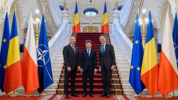 Nicuşor Dan, întâlnire de lucru cu Mark Rutte şi Karol Nawrocki, în pregătirea Summitului B9 – S-a discutat despre securitatea regională şi euro-atlantică, precum şi necesitatea unor acţiuni mai ferme pentru a contracara comportamentul agresiv al Rusiei