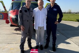 Misiune aeromedicală pentru salvarea celui mai mic beneficiar al unui transplant hepatic – Pacientul, de un an şi jumătate, este operat la Spitalul Clinic de Urgenţă pentru Copii ”Grigore Alexandrescu”