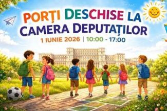 ”Porţi Deschise” la Camera Deputaţilor, luni, 1 iunie, cu ocazia Zilei Internaţionale a Copilului / Copiii vor putea admira Cupa campionilor europeni, obţinută în urmă cu 40 de ani de Steaua Bucureşti