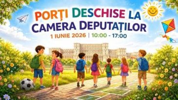 ”Porţi Deschise” la Camera Deputaţilor, luni, 1 iunie, cu ocazia Zilei Internaţionale a Copilului / Copiii vor putea admira Cupa campionilor europeni, obţinută în urmă cu 40 de ani de Steaua Bucureşti