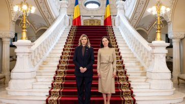 Olena Zelenska: Suntem recunoscători României şi oamenilor ei pentru sprijinul consecvent acordat Ucrainei încă din prima zi a invaziei ruse / Subiecte abordate în întâlnirea cu partenera preşedintelui Nicuşor Dan
