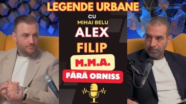 Alex Filip invitat la emisiunea Legende Urbane cu Mihai Belu, într-un episod despre poliție, sport și experiențe de viață.