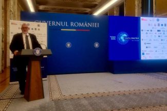 Adrian-Victor Vevera, Director General ICI București, discurs la deschiderea Bucharest Leaders' Summit 2026, Palatul Victoria, mai 2026