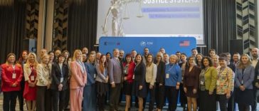 Participanti la conferința internațională de la Sofia privind consolidarea sistemelor judiciare în combaterea traficului de ființe umane.