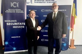 Adrian-Victor Vevera, Director General ICI București, și Attila Dikbas, CEO ITU Arı Teknokent, întâlnire de lucru pentru colaborare în inovare digitală