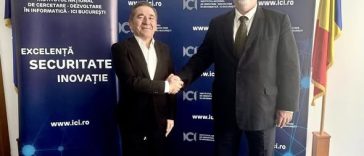 Adrian-Victor Vevera, Director General ICI București, și Attila Dikbas, CEO ITU Arı Teknokent, întâlnire de lucru pentru colaborare în inovare digitală
