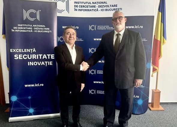 Adrian-Victor Vevera, Director General ICI București, și Attila Dikbas, CEO ITU Arı Teknokent, întâlnire de lucru pentru colaborare în inovare digitală