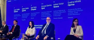 Prima ediție Just.AI Forum – Inteligența Artificială în serviciul sistemului judiciar, Palatul Cotroceni, București, mai 2026
