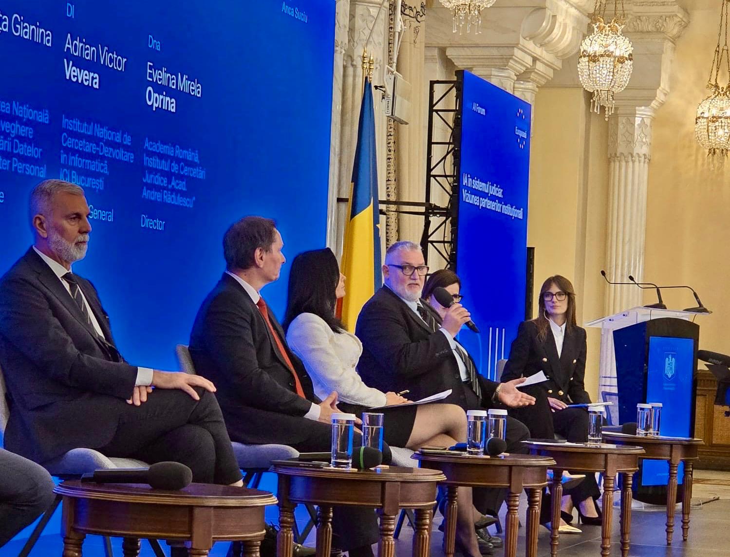 Adrian-Victor Vevera, Director General ICI București, speaker la Just.AI Forum 2026, Palatul Cotroceni, 5 mai 2026