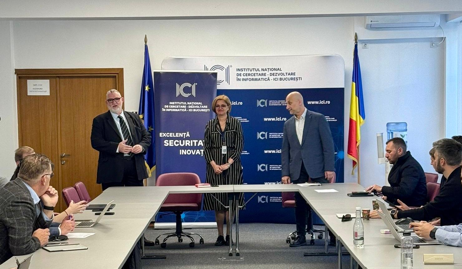 Participanți la reuniunea de lucru SETRE găzduită de ICI București, mai 2026
