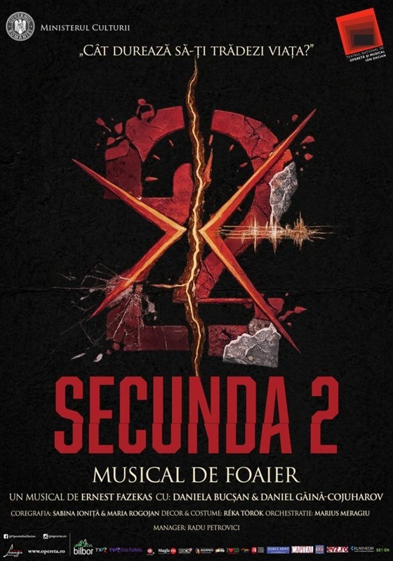 „Secunda 2”, un musical despre alegeri imposibile, premieră absolută în foaierul Teatrului Naţional de Operetă şi Musical „Ion Dacian”