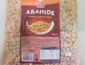 Lot de arahide prăjite, retras de la vânzare din magazinele Metro, din cauza prezenţei aflatoxinelor