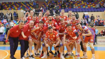 Volei masculin: Dinamo Bucureşti – Arcada Galaţi, scor 1-3, în primul meci al finalei Diviziei A