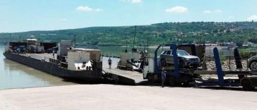 Traversarea Dunării cu bacul, suspendată la Oryahovo-Bechet şi Zimnicea-Sviştov, din cauza vântului puternic