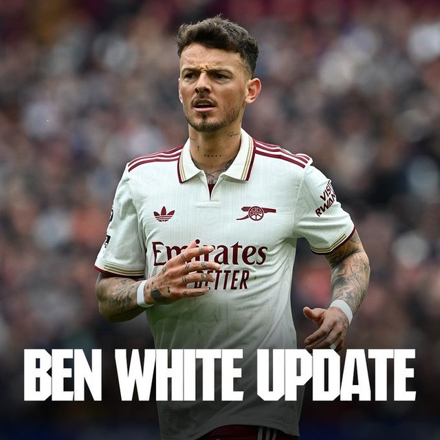 Fundaşul echipei Arsenal, Ben White, indisponibil pentru finala Ligii Campionilor cu PSG