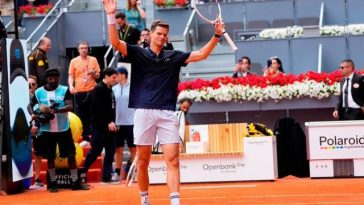 Nouă surpriză la turneul Masters 1000 de la Madrid: tânărul belgian Alexander Blockx l-a eliminat pe deţinătorul titlului Casper Ruud