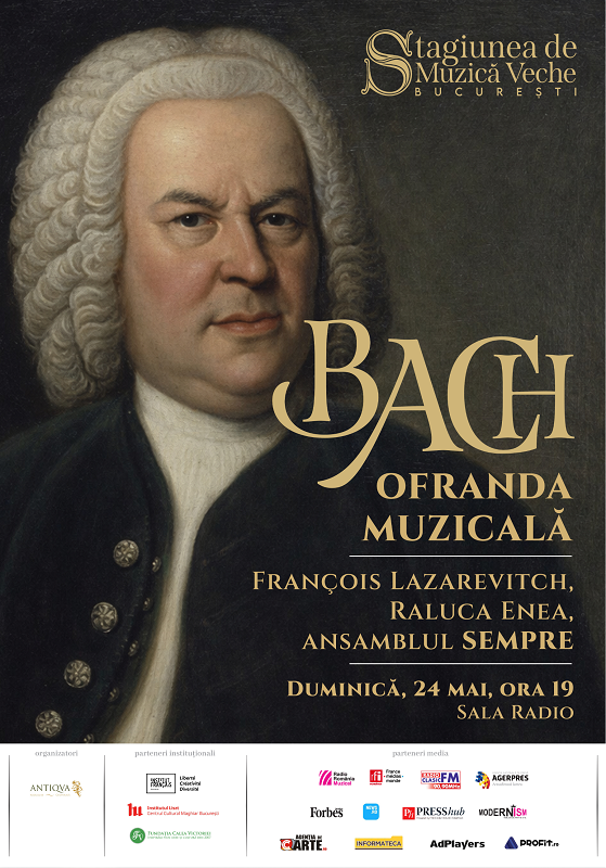 “Ofranda Muzicală”, una din capodoperele absolute ale lui J.S. Bach, prezentată la Sala Radio