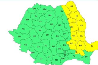 Cod galben de vânt puternic, până joi seară, în mai multe zone ale ţării / Vremea în Bucureşti – HARTA