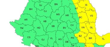 Cod galben de vânt puternic, până joi seară, în mai multe zone ale ţării / Vremea în Bucureşti – HARTA