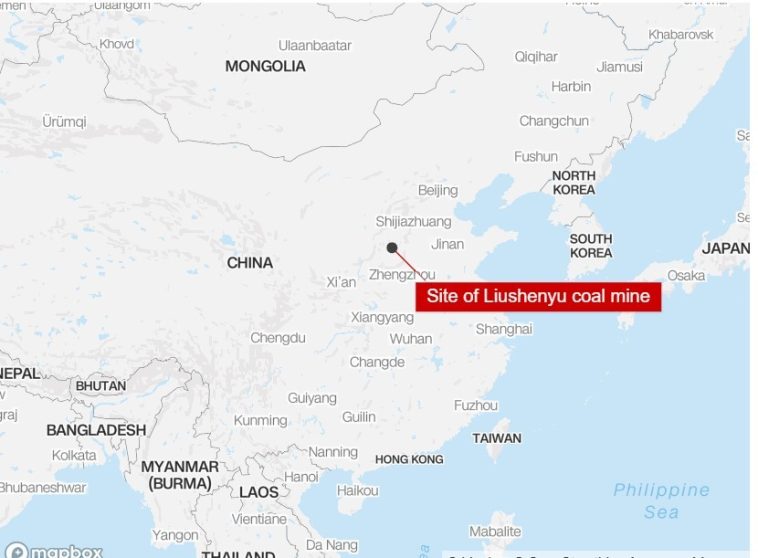 Opt morţi şi zeci de persoane blocate într-o mină de cărbune din China după o explozie de gaz