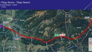 Compania Naţională de Investiţii Rutiere a predat constructorului amplasamentul lotului 1C Sărăţeni-Joseni al Autostrăzii A8 Târgu Mureş-Târgu Neamţ