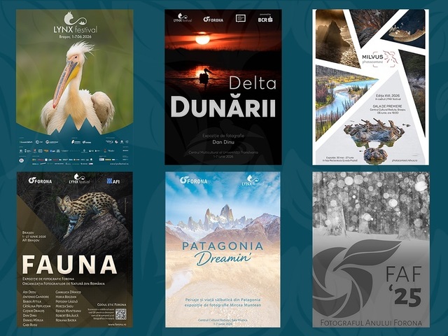 Spectacolul naturii se dezvăluie la Braşov în expoziţiile de fotografie de la LYNX festival